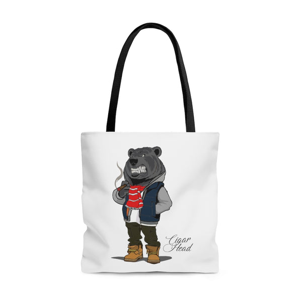 Smoking Bear AOP Tote Bag